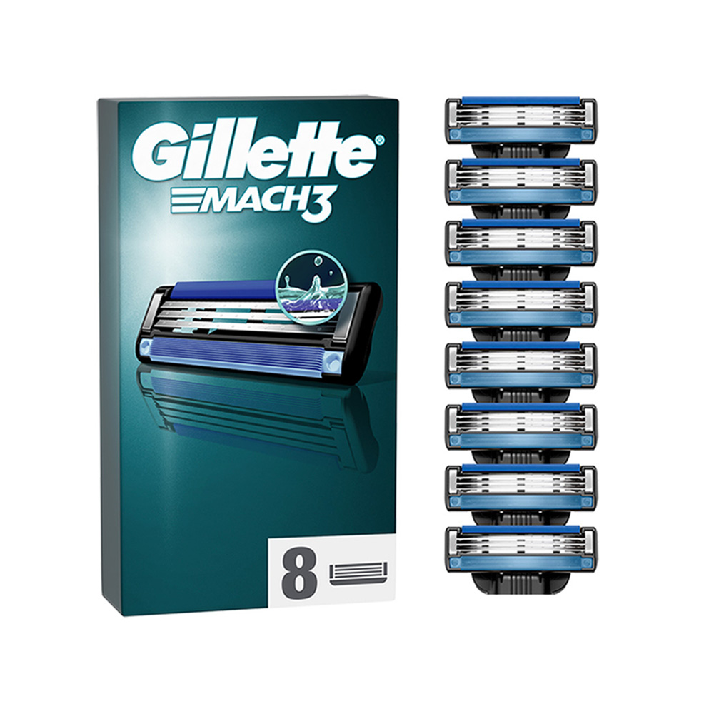 GILLETTE - MACH3 Ανταλλακτικές κεφαλές ξυρίσματος - 8τεμ.